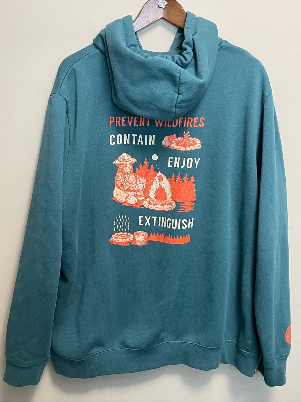 Tentree Smokey the Bear Hoodie Men’s XXL